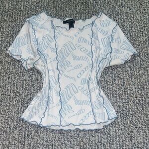 Forever 21 Size medium blue and white